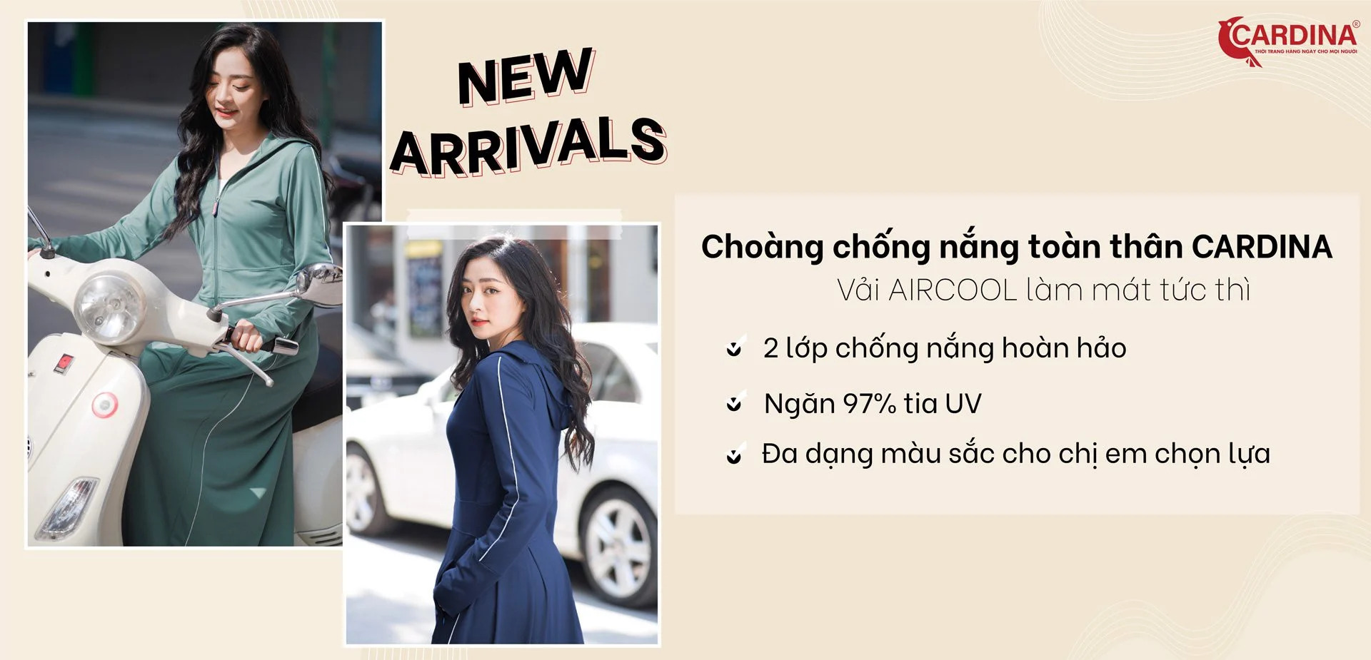 Áo chống nắng: Áo chống nắng toàn thân